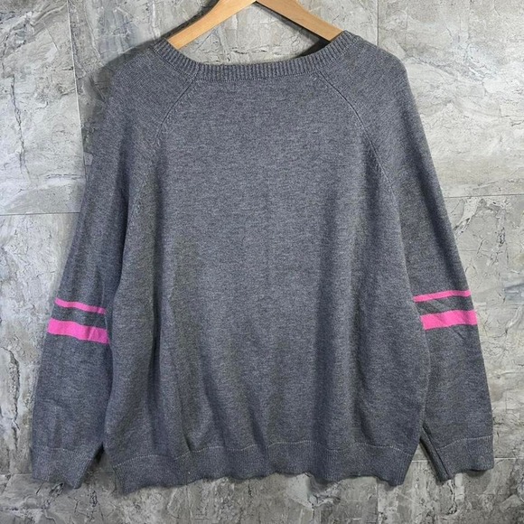 Powerpuff Girls Cartoon Network grey & pink sweater woman's Size 2XL - Picture 8 of 8